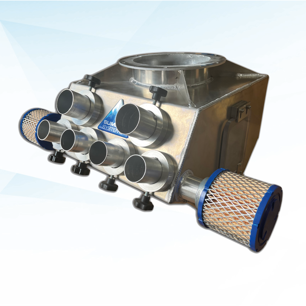 Aluminium Takeoff Box with 6 Outlets